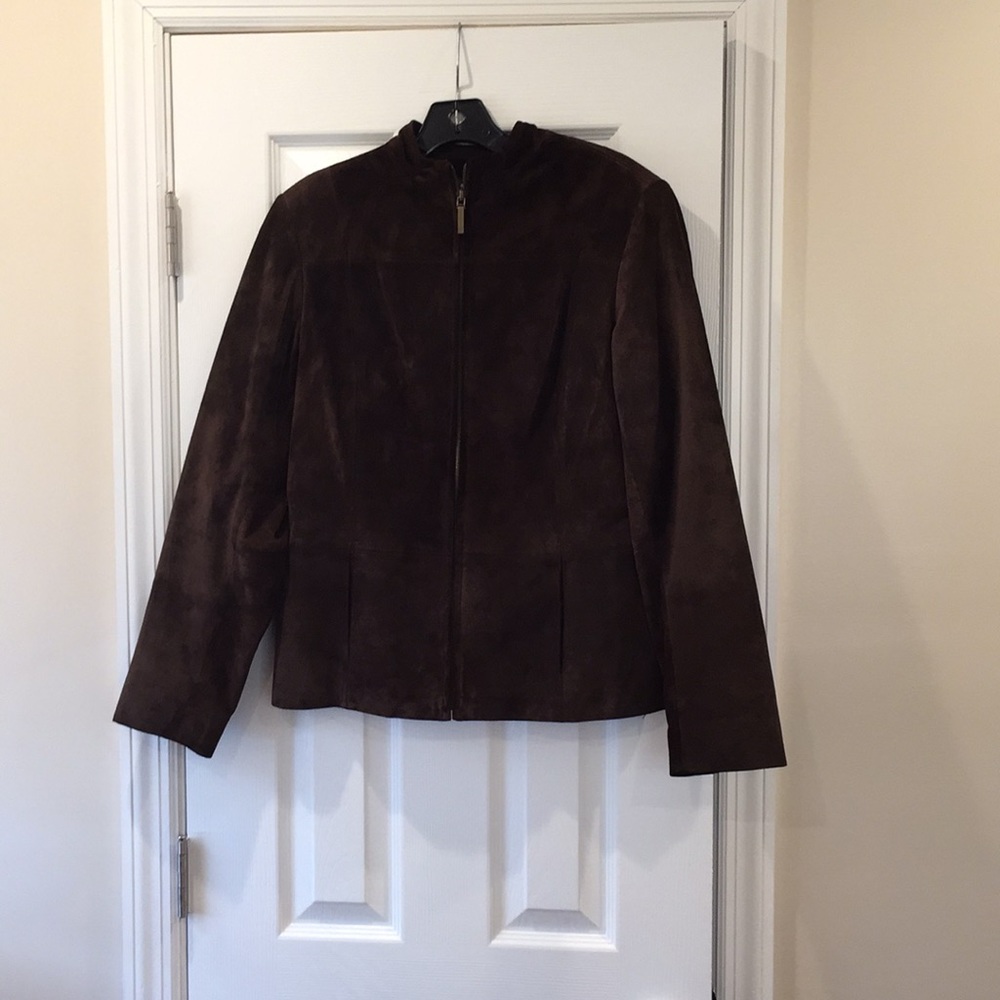 Jones New York Vintage Soft Suede Jacket